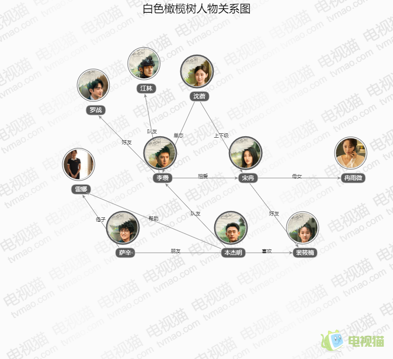 白色橄榄树人物关系图