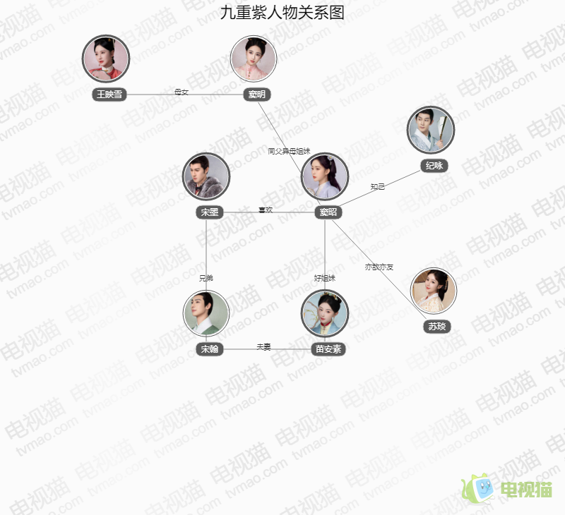 九重紫人物关系图